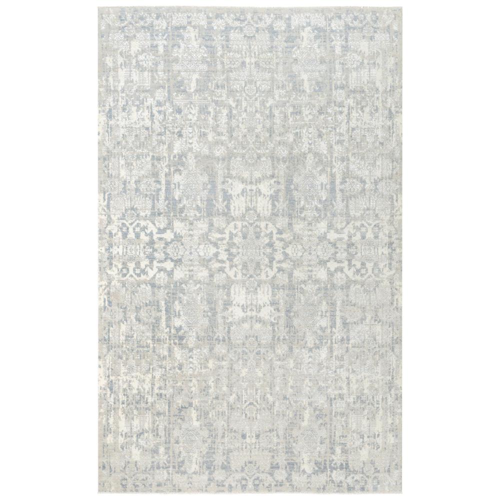 Hybrid Cut Pile Wool/ Tencel Rug, 5' x 8'