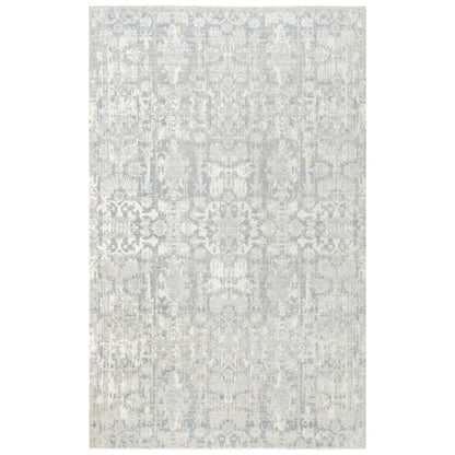 Hybrid Cut Pile Wool/ Tencel Rug, 5' x 8'