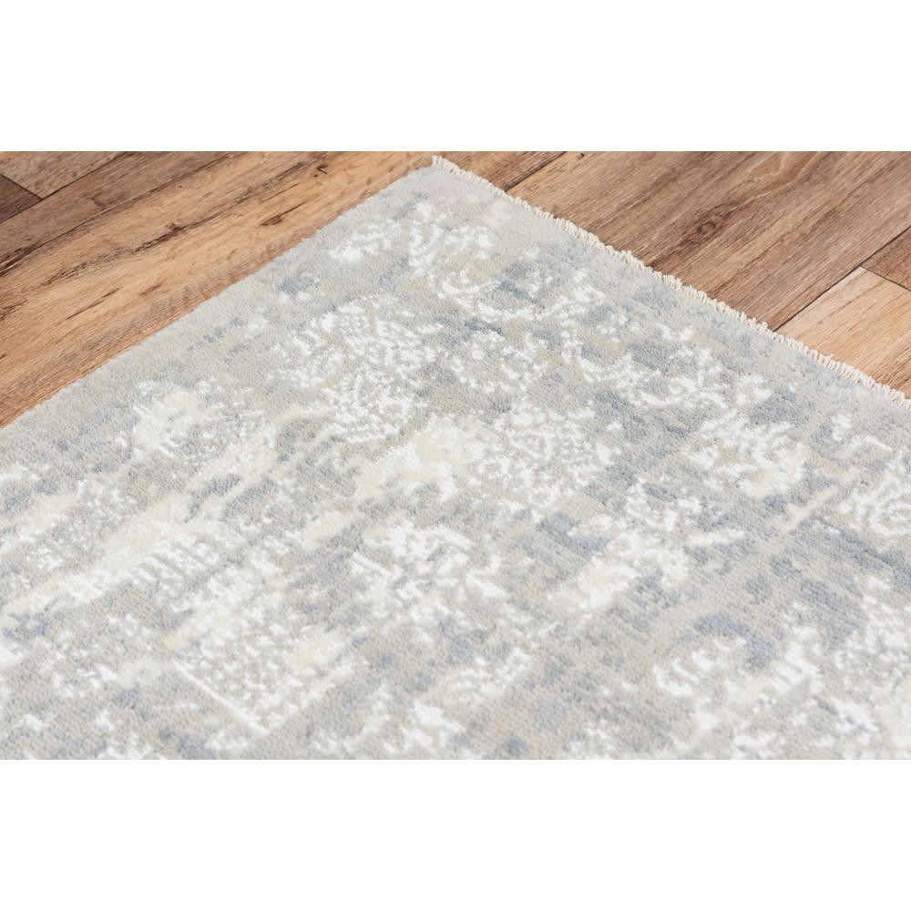Hybrid Cut Pile Wool/ Tencel Rug, 5' x 8'