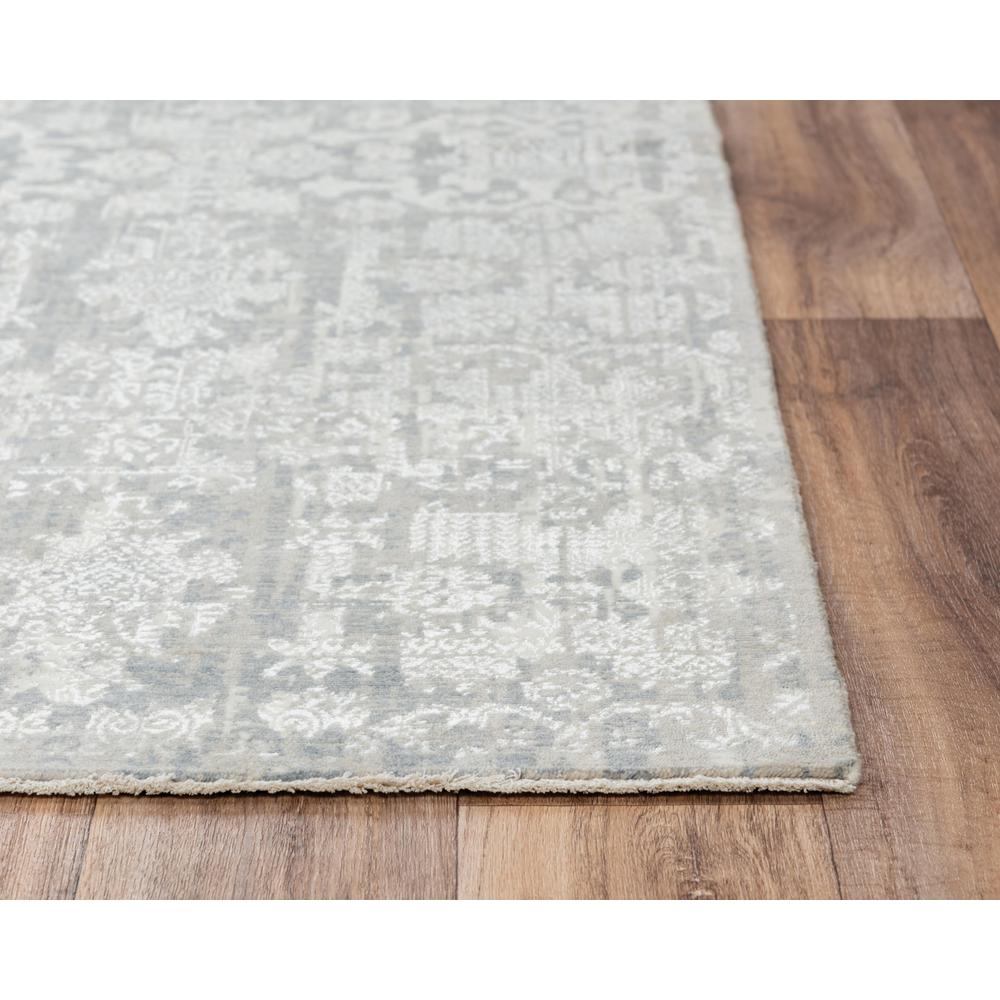 Hybrid Cut Pile Wool/ Tencel Rug, 5' x 8'