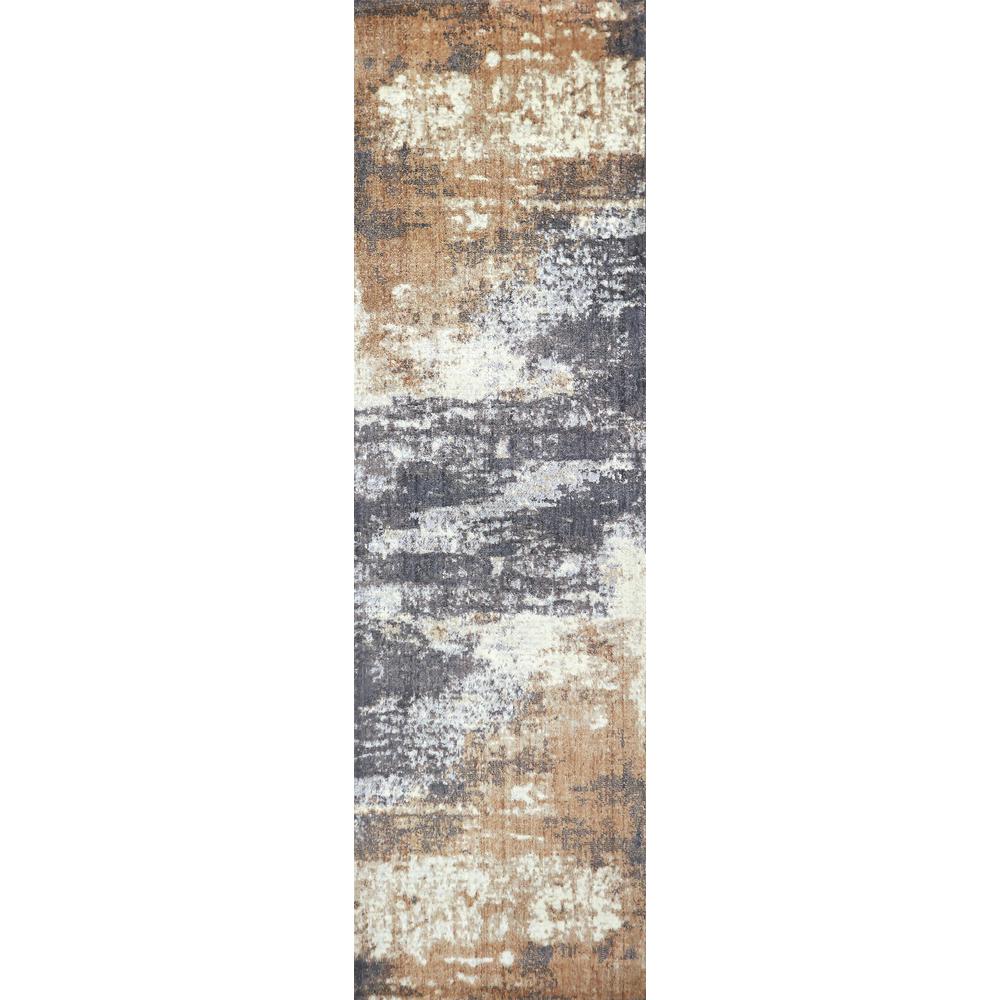 Hybrid Cut Pile Wool Rug, 2'6" x 8'