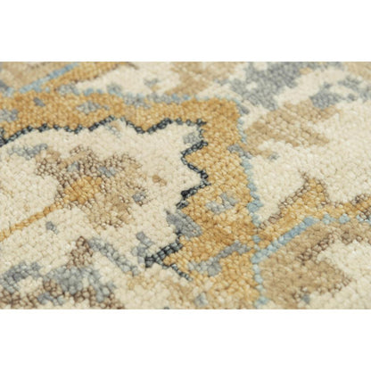 Hand Knotted Cut Pile Wool Rug, 6' x 9'