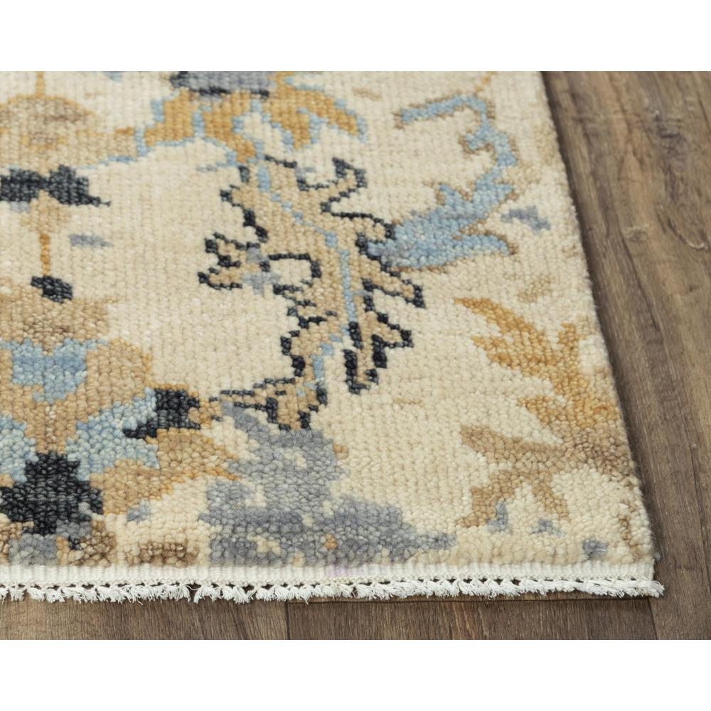Hand Knotted Cut Pile Wool Rug, 6' x 9'