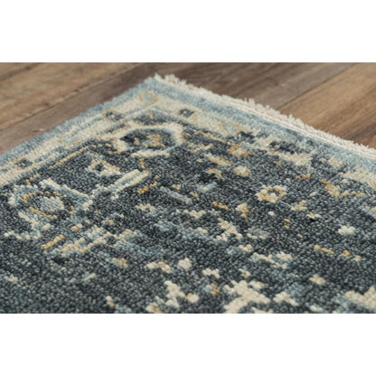 Hand Knotted Cut Pile Wool Rug, 6' x 9'