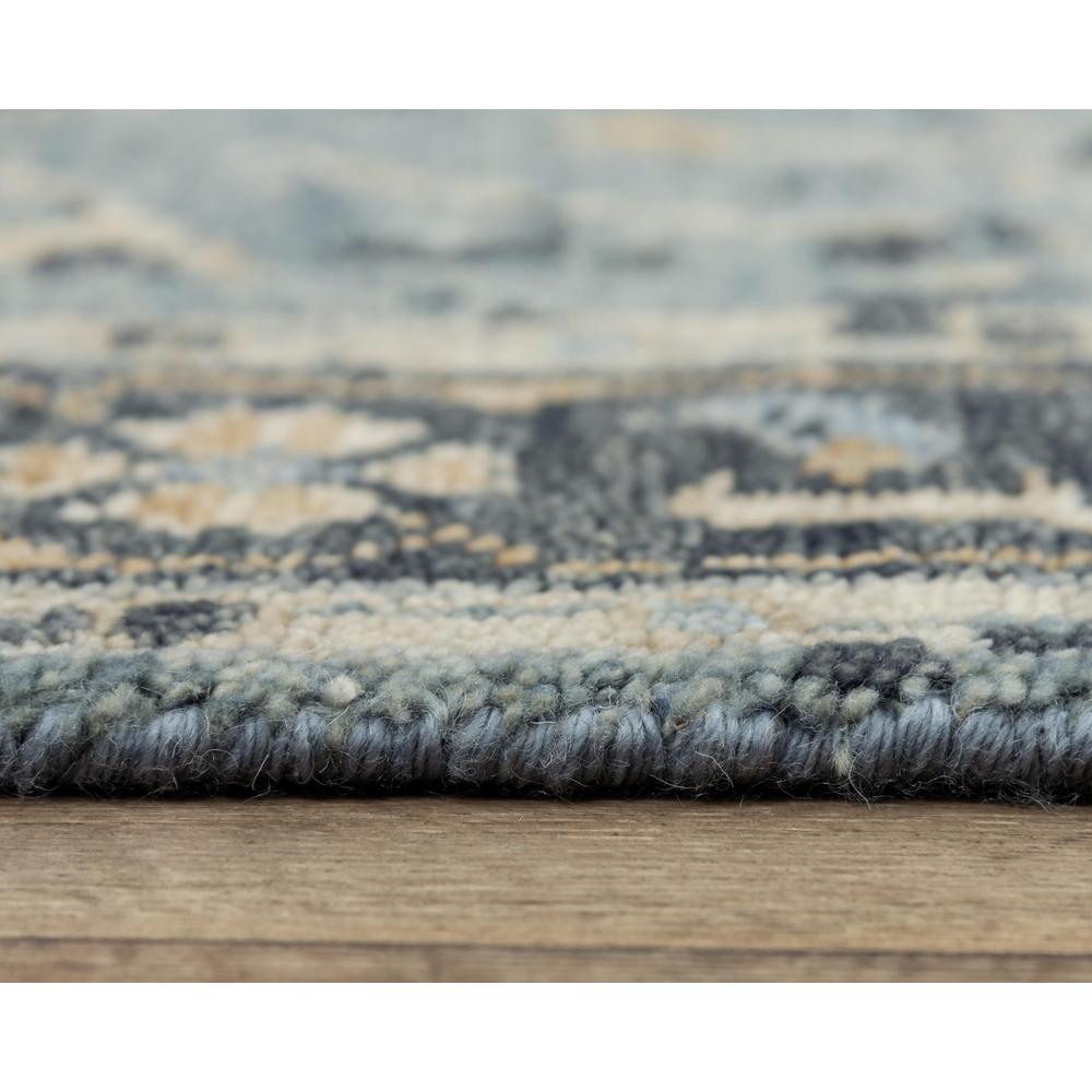 Hand Knotted Cut Pile Wool Rug, 6' x 9'
