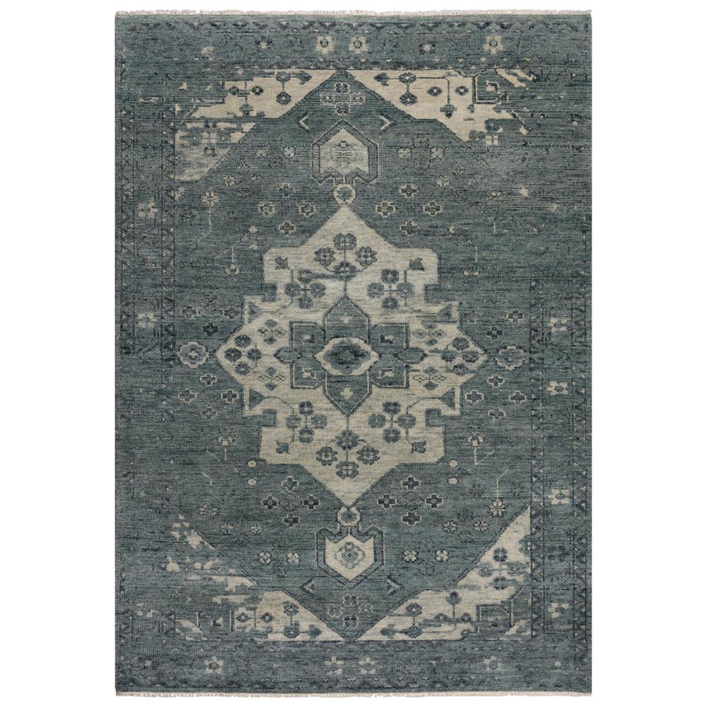 Hand Knotted Cut Pile Wool Rug, 6' x 9'