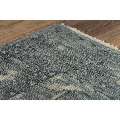 Hand Knotted Cut Pile Wool Rug, 6' x 9'