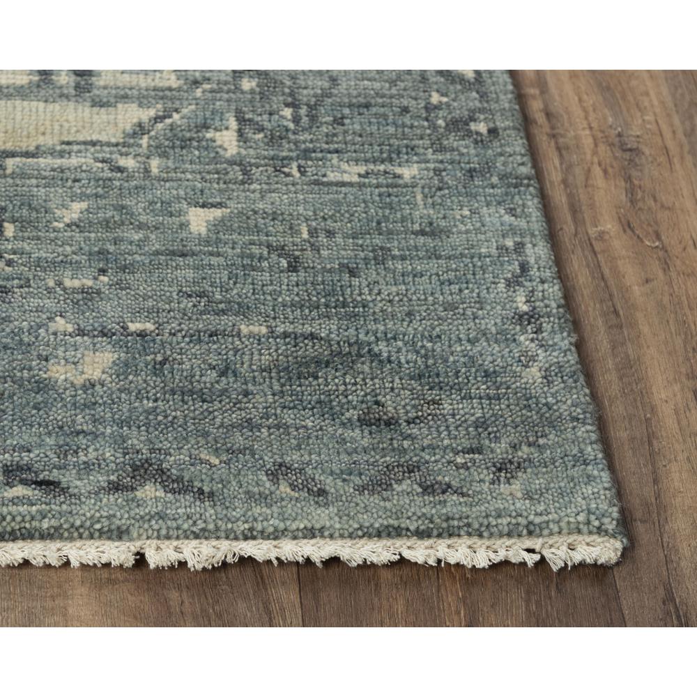 Hand Knotted Cut Pile Wool Rug, 6' x 9'