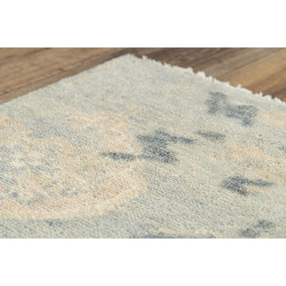 Hand Knotted Cut Pile Wool Rug, 6' x 9'