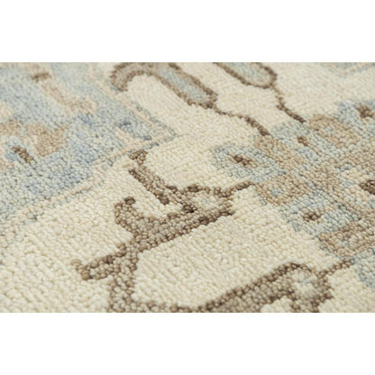 Hand Knotted Cut Pile Wool Rug, 6' x 9'