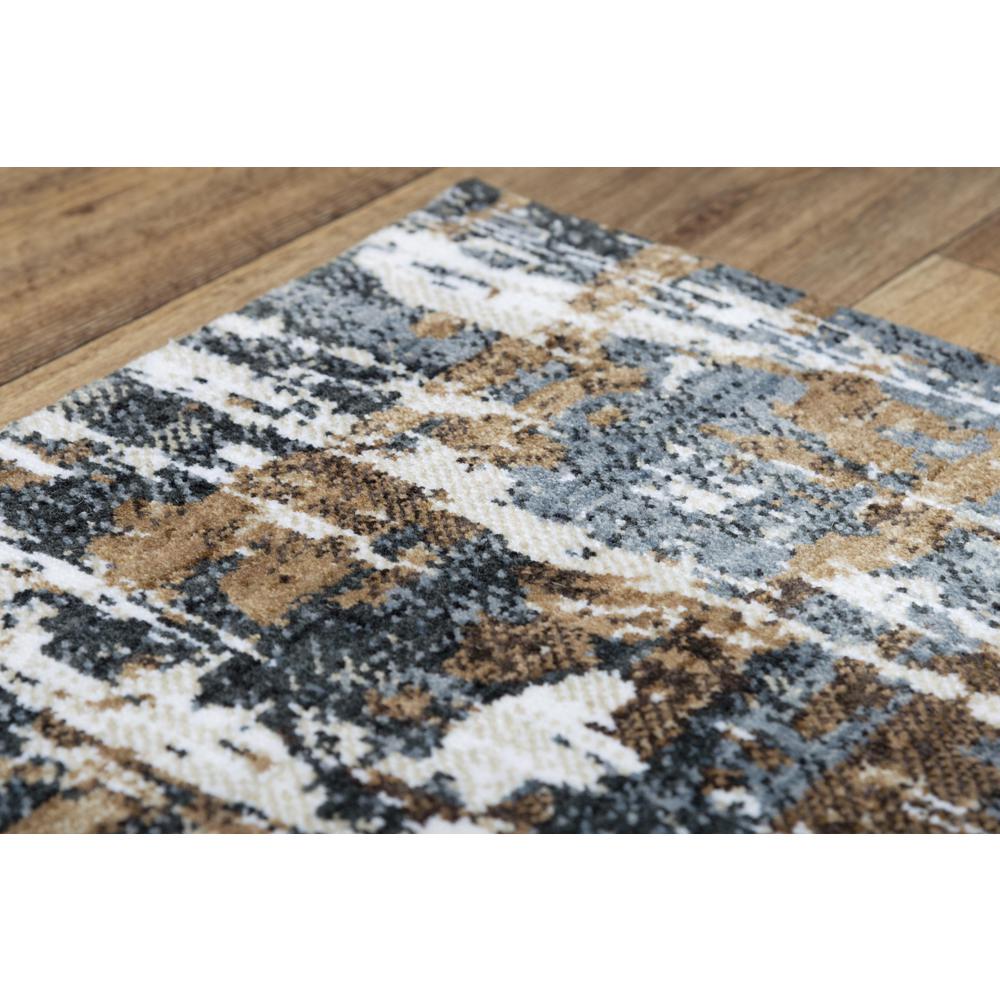 Hybrid Cut Pile Polyester Rug, 2'6" x 8'