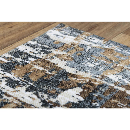 Hybrid Cut Pile Polyester Rug, 2'6" x 8'
