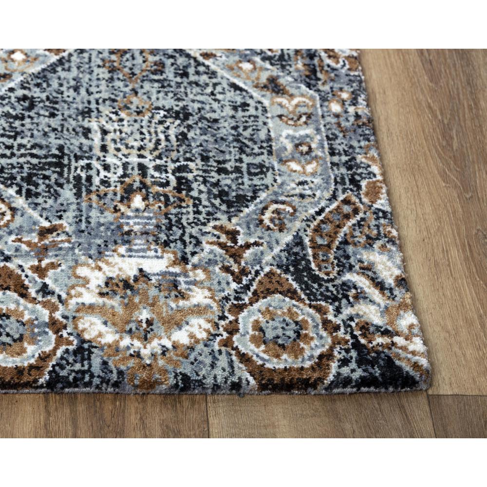 Hybrid Cut Pile Polyester Rug, 2'6" x 8'