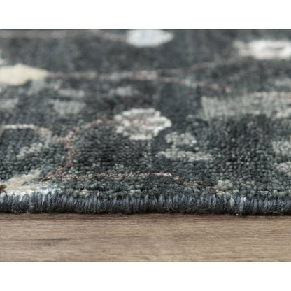 Hand Knotted Cut Pile Wool Rug, 6' x 9'