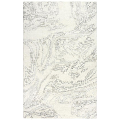 Hand Tufted Loop Pile Wool Rug, 7'9" x 9'9"