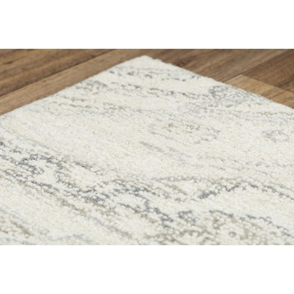 Hand Tufted Loop Pile Wool Rug, 7'9" x 9'9"