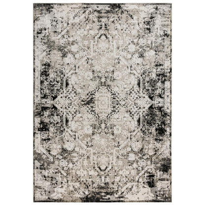 Power Loomed Cut Pile Polyester Rug, 6'7" x 9'6"