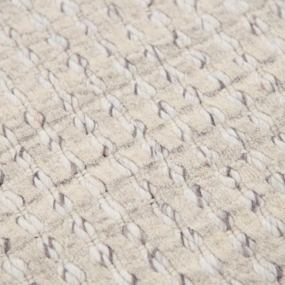 Hand Loomed Cut & Loop Pile Wool/ Polyester Rug, 7'6" x 9'6"