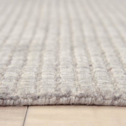 Hand Loomed Cut & Loop Pile Wool/ Polyester Rug, 7'6" x 9'6"