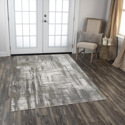 Machine/Hybrid Cut Pile Recycled Polyester Rug, 5'2" x 7'9"