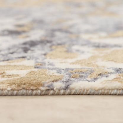 Hybrid Cut Pile NZ Wool/ Tencel Blend Rug, 2'6" x 8'