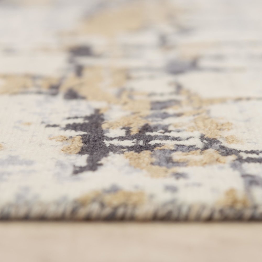 Hybrid Cut Pile NZ Wool/ Tencel Blend Rug, 2'6" x 8'