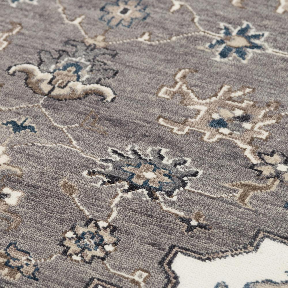 Hand Knotted Cut Pile Wool Rug, 6' x 9'