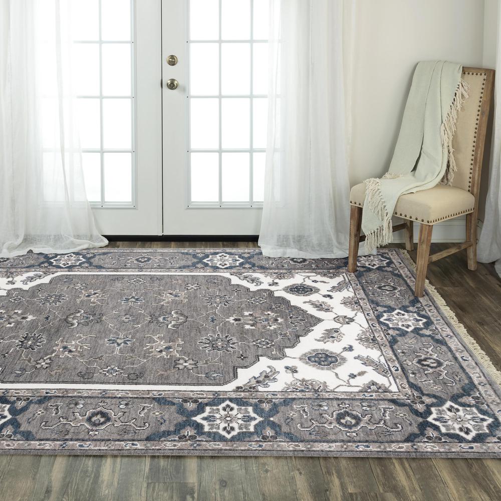 Hand Knotted Cut Pile Wool Rug, 6' x 9'