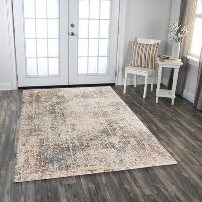Machine/Hybrid Cut Pile Recycled Polyester Rug, 5'2" x 7'9"