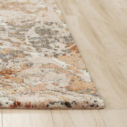 Machine/Hybrid Cut Pile Recycled Polyester Rug, 5'2" x 7'9"