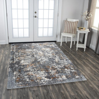 Machine/Hybrid Cut Pile Recycled Polyester Rug, 5'2" x 7'9"