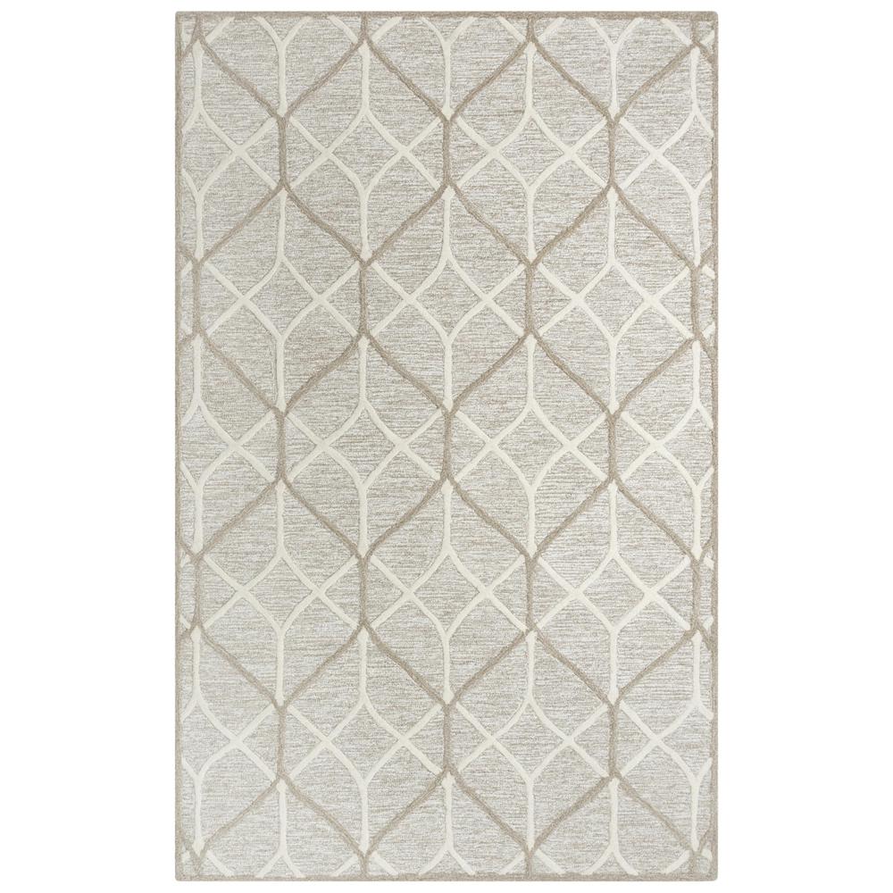Hand Tufted Loop Pile Wool Internet Rug , 7'9" x 9'9"