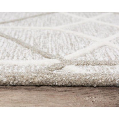 Hand Tufted Loop Pile Wool Internet Rug , 7'9" x 9'9"