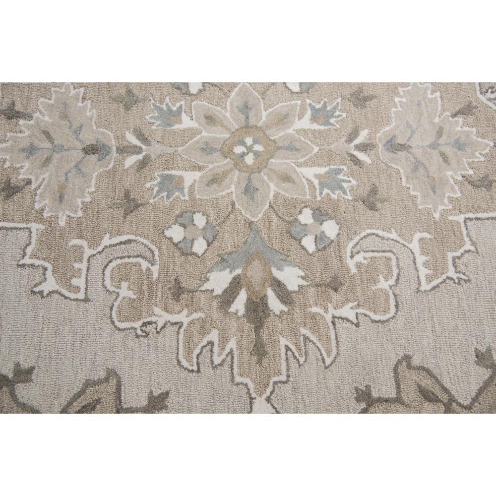 Hand Tufted Cut & Loop Pile Wool Rug, 2'6" x 8'