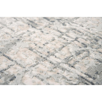 Power Loomed Cut Pile Polyester Rug, 3'11" x 5'6"