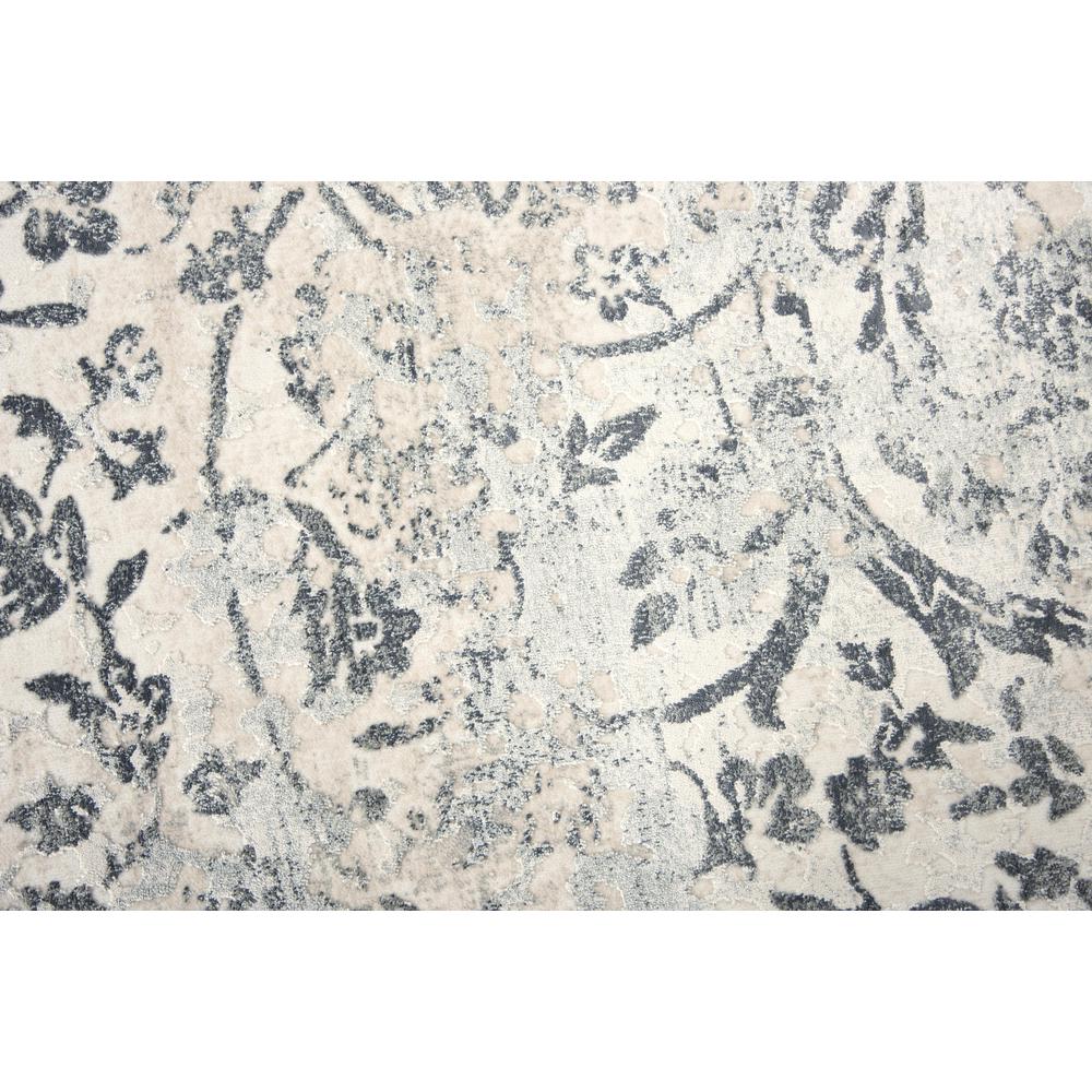 Power Loomed Cut Pile Polyester Rug, 3'11" x 5'6"