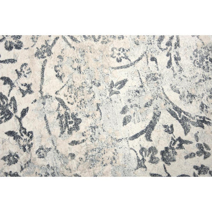 Power Loomed Cut Pile Polyester Rug, 3'11" x 5'6"