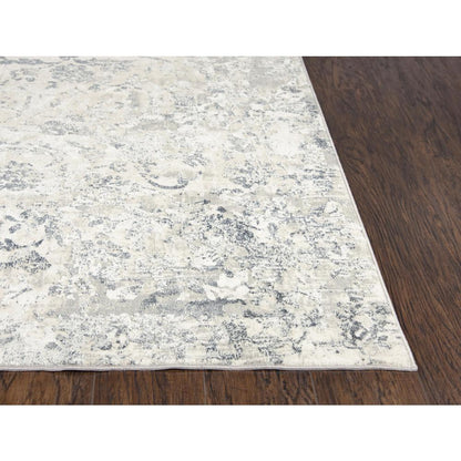 Power Loomed Cut Pile Polyester Rug, 3'11" x 5'6"
