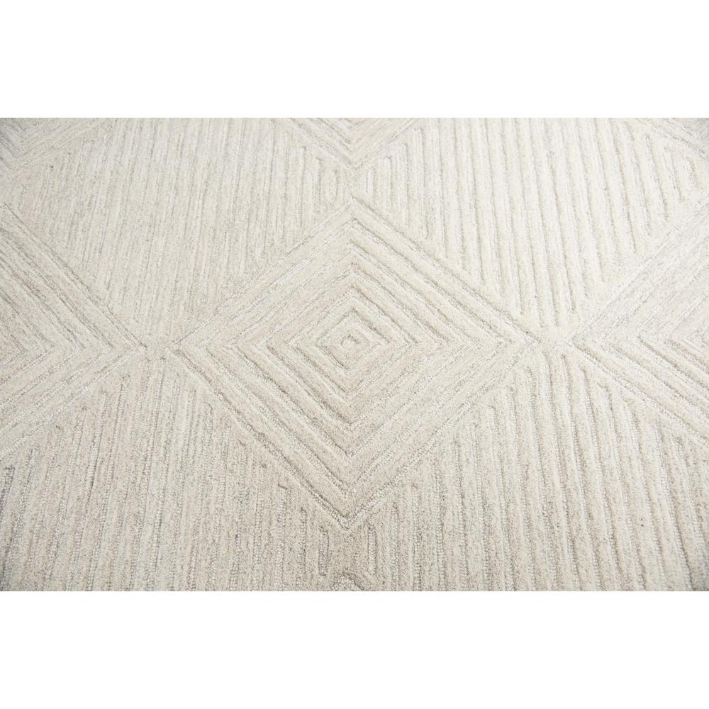 Hand Tufted Cut & Loop Pile Wool Rug, 2'6" x 8'