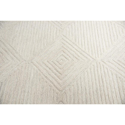 Hand Tufted Cut & Loop Pile Wool Rug, 2'6" x 8'