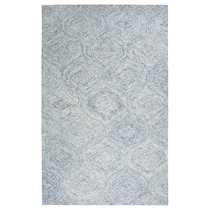 Hand Tufted Loop Pile Wool Rug, 5' x 8'