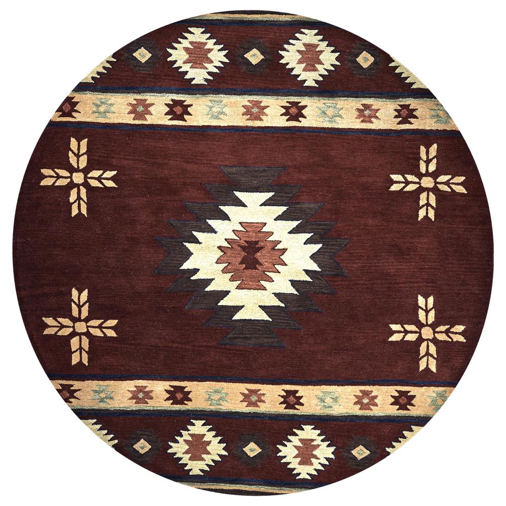 Hand Tufted Cut Pile Wool Rug, 8' x 8'