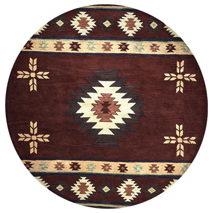 Hand Tufted Cut Pile Wool Rug, 8' x 8'