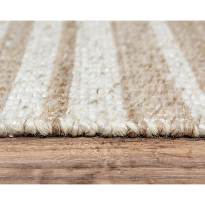 Hand Woven Flat Weave Pile Wool/ Polyester Rug, 8'6" x 11'6"