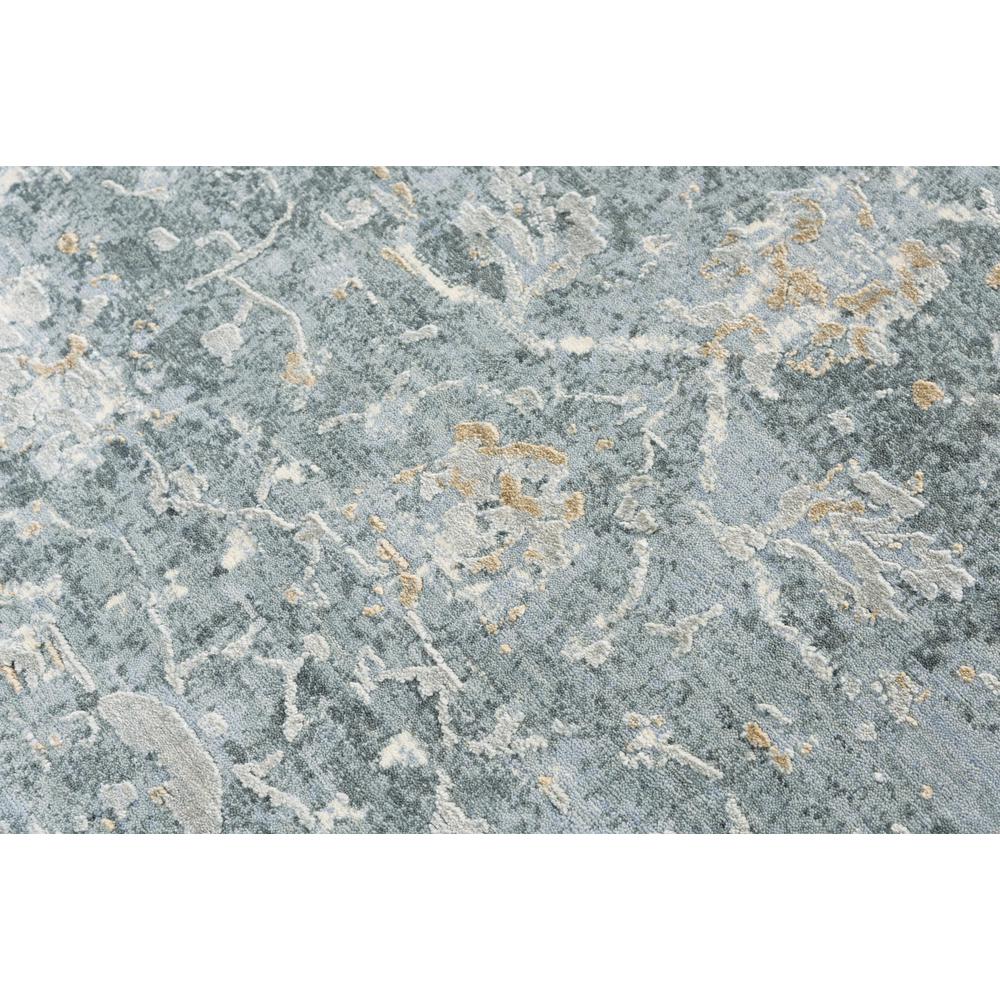 Hybrid Cut Pile Wool/ Tencel Rug, 2'6" x 8'