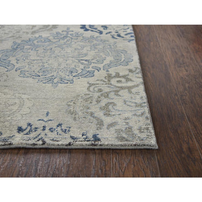 Hybrid Cut Pile Wool Rug, 2'6" x 8'