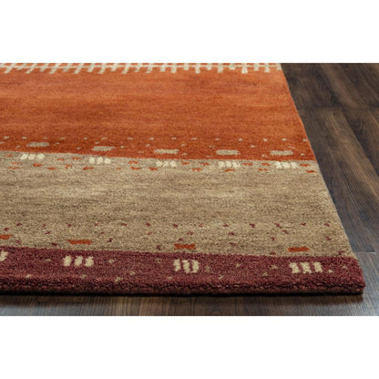 Hand Tufted Cut Pile Wool Rug, 5' x 8'