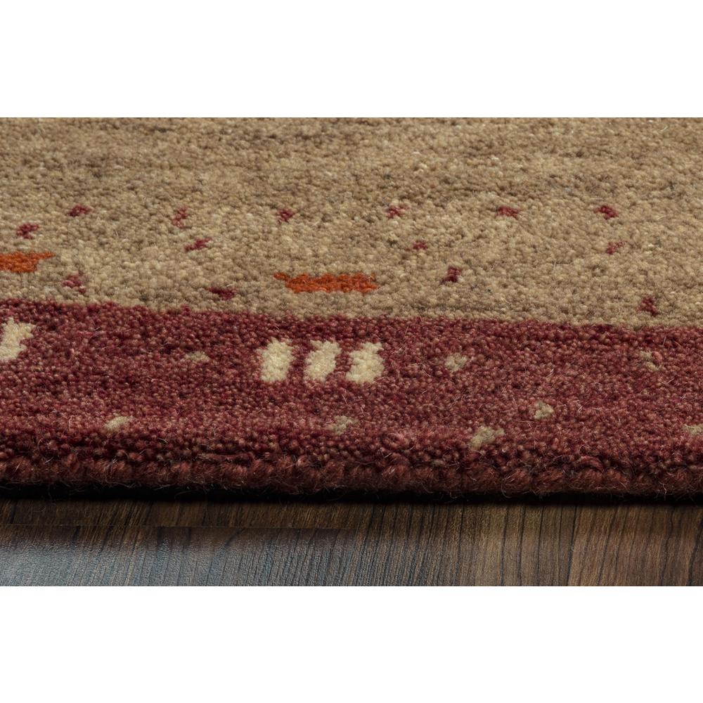 Hand Tufted Cut Pile Wool Rug, 5' x 8'
