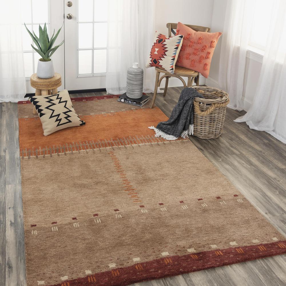 Hand Tufted Cut Pile Wool Rug, 5' x 8'