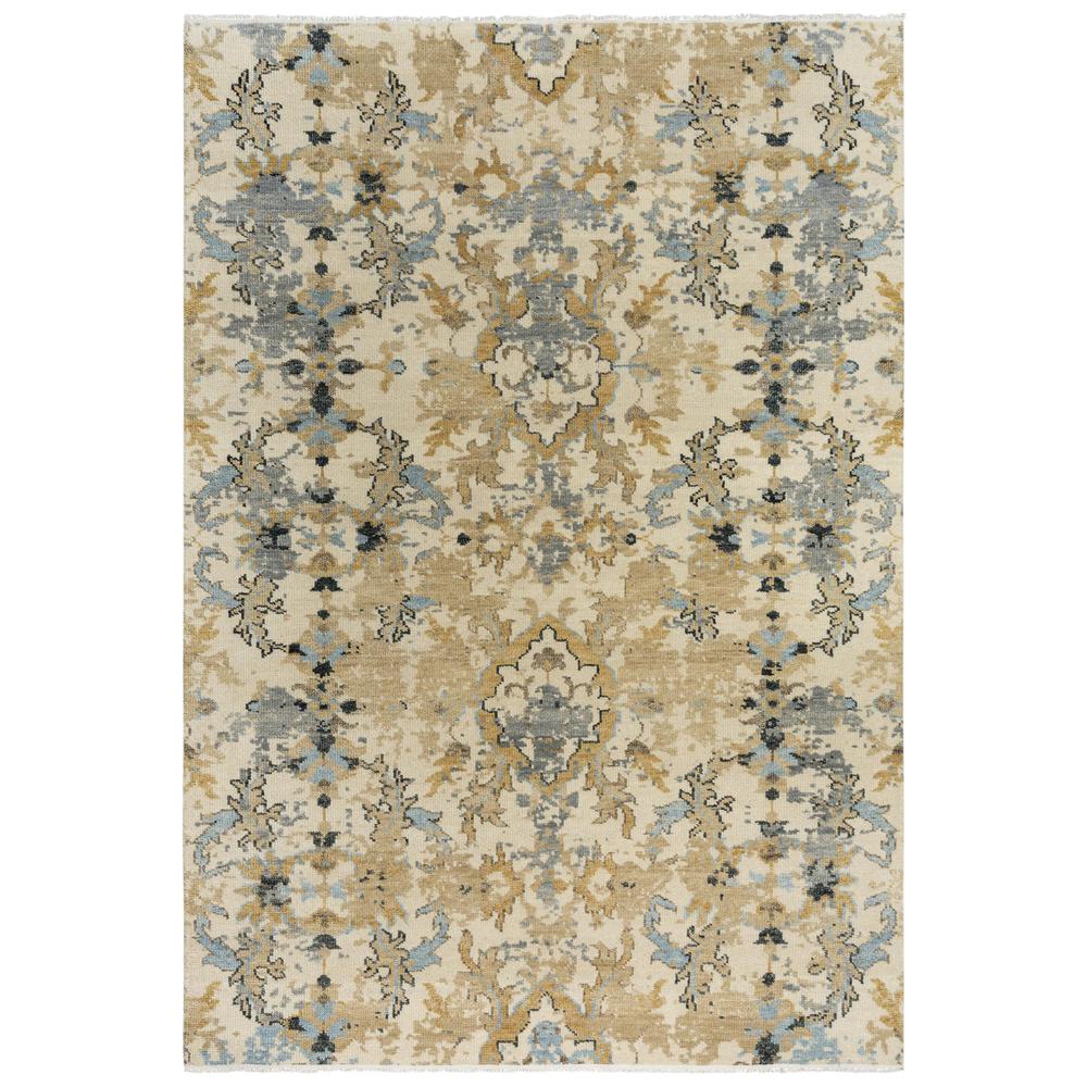 Hand Knotted Cut Pile Wool Rug, 8' x 10'